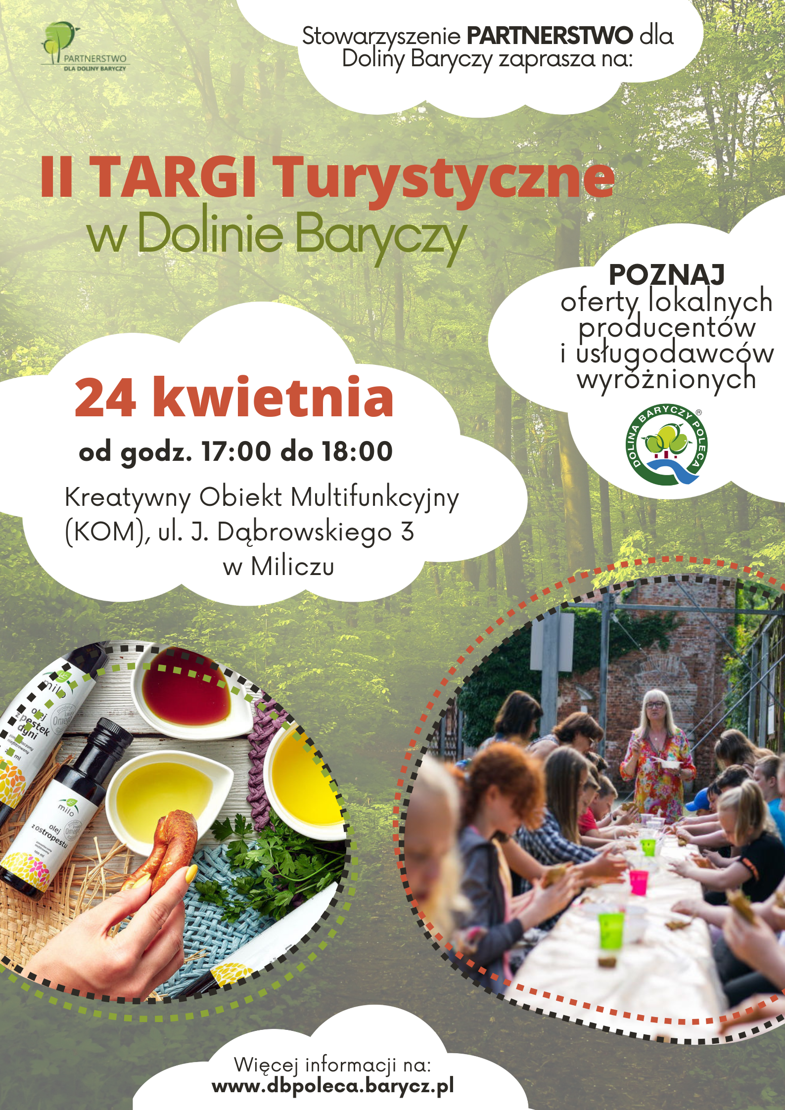 plakat II targi turystyczne w DB