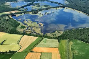 Lot motolotnią nad Doliną Baryczy